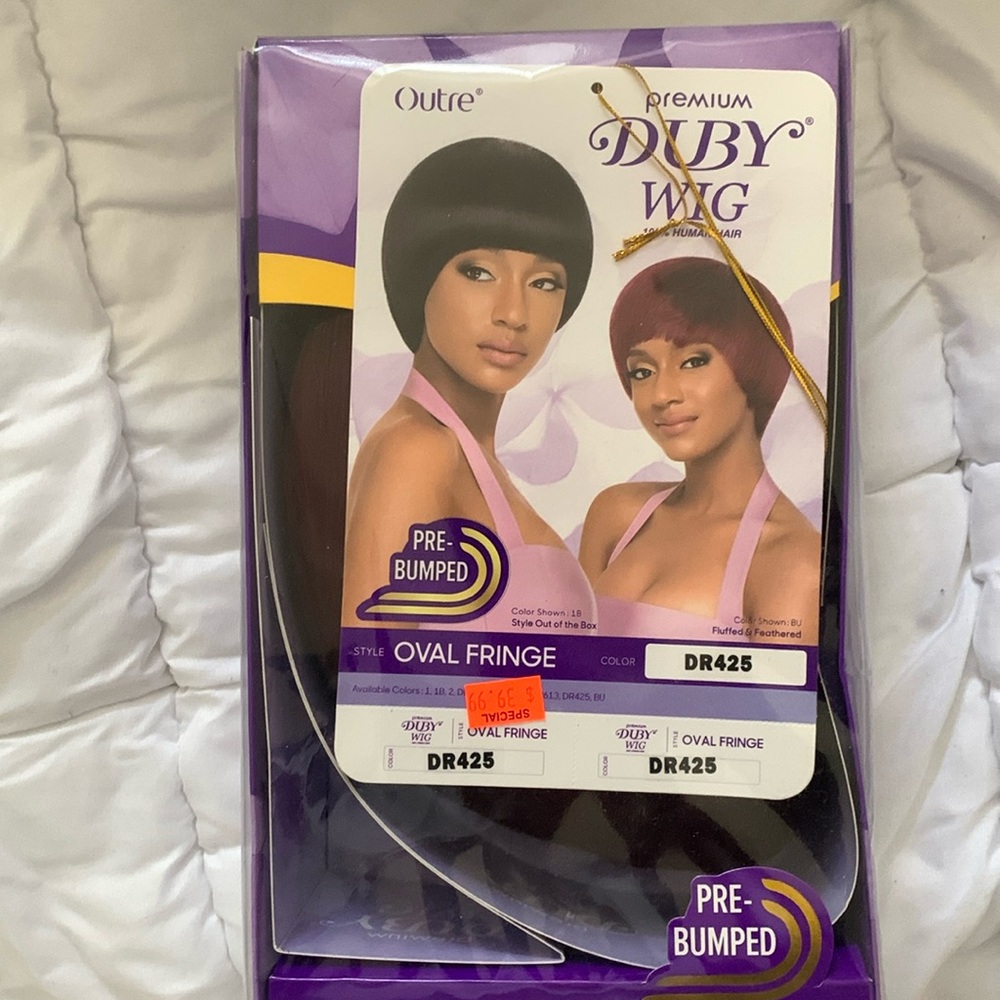 Outre Duby wig. Oval Fringe. 100% human hair.